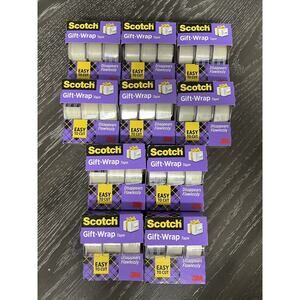 Scotch 3M Gift Wrap Tape Satin Finish 3/4" x 325" ea - 30 Rolls Total
